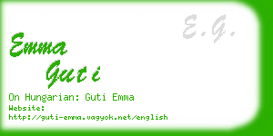 emma guti business card